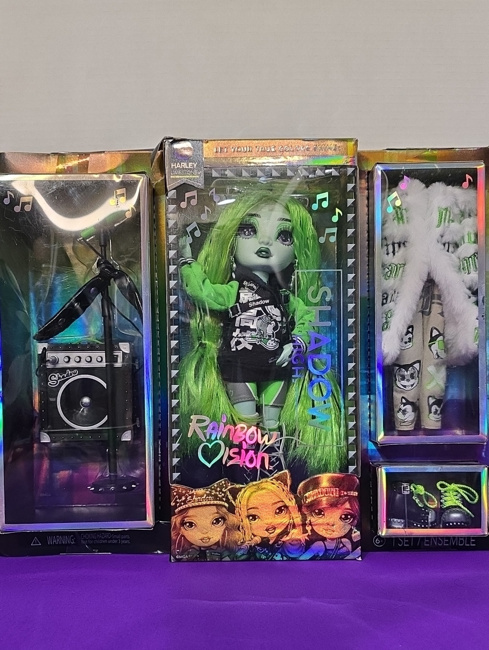 Green Rainbow Vision Doll